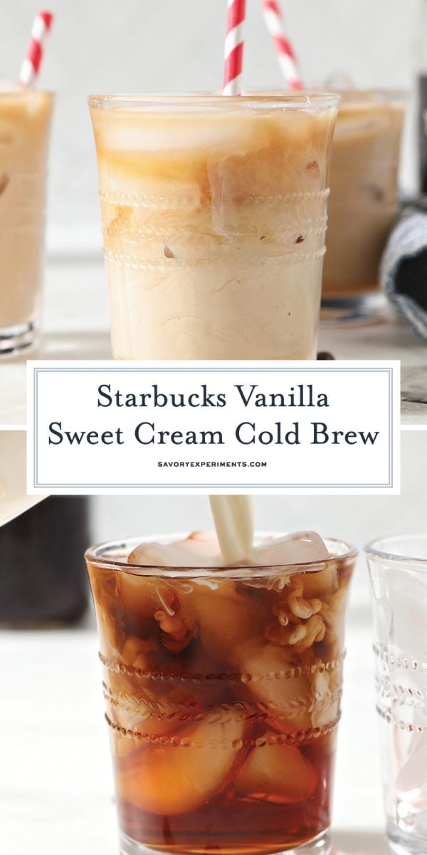 Starbucks Copycat Vanilla Sweet Cream Cold Brew - EASY & Delicious!