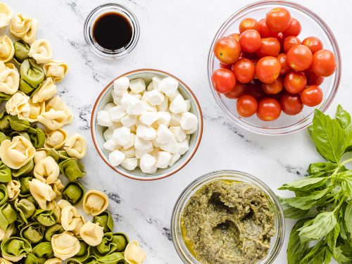 Cold Tortellini Salad Kabobs - Easy, No-Cook & Make Ahead