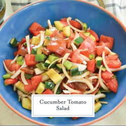 Fresh Cucumber Tomato Salad Recipe - EASY to Make & 8 Ingredients!