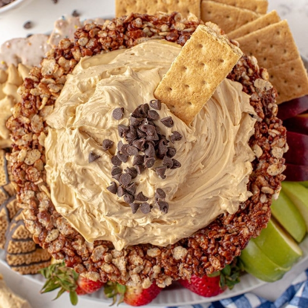 whipped peanut butter dip