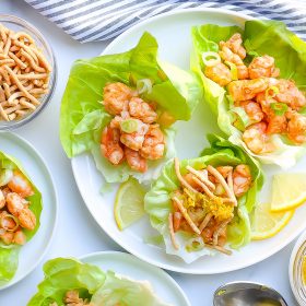 Ginger Shrimp Lettuce Wraps - Easy Lettuce Wrap Recipe