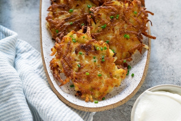 Classic Potato Latkes w/ 6 Easy Variations + Sauces!