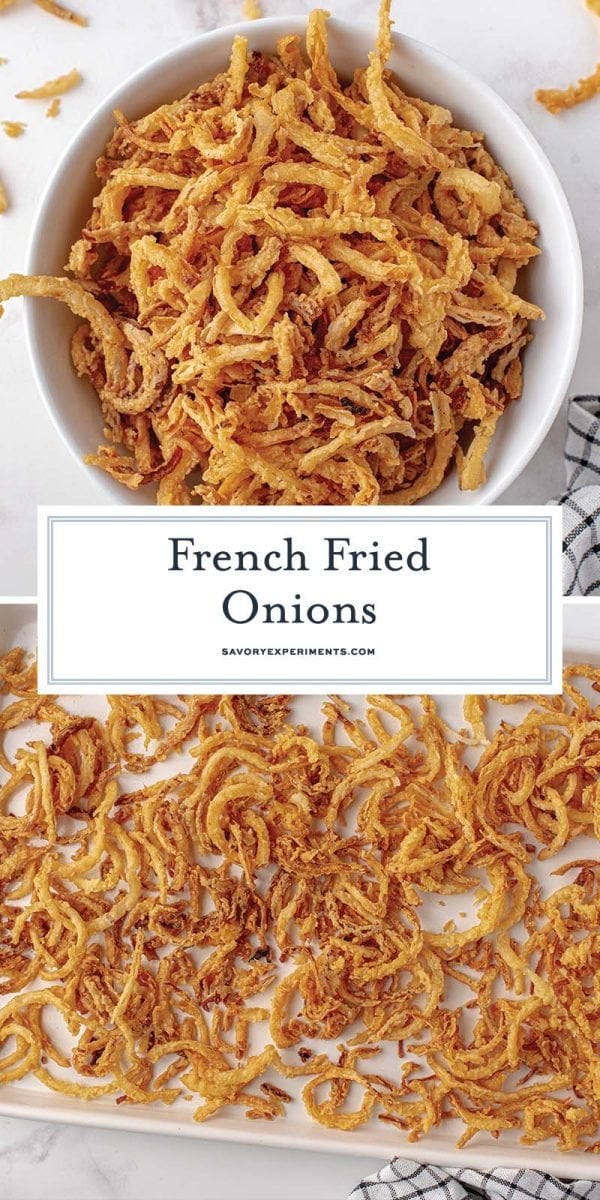 Copycat French's Crispy Fried Onions - Air Fryer - Deep Fried Onions