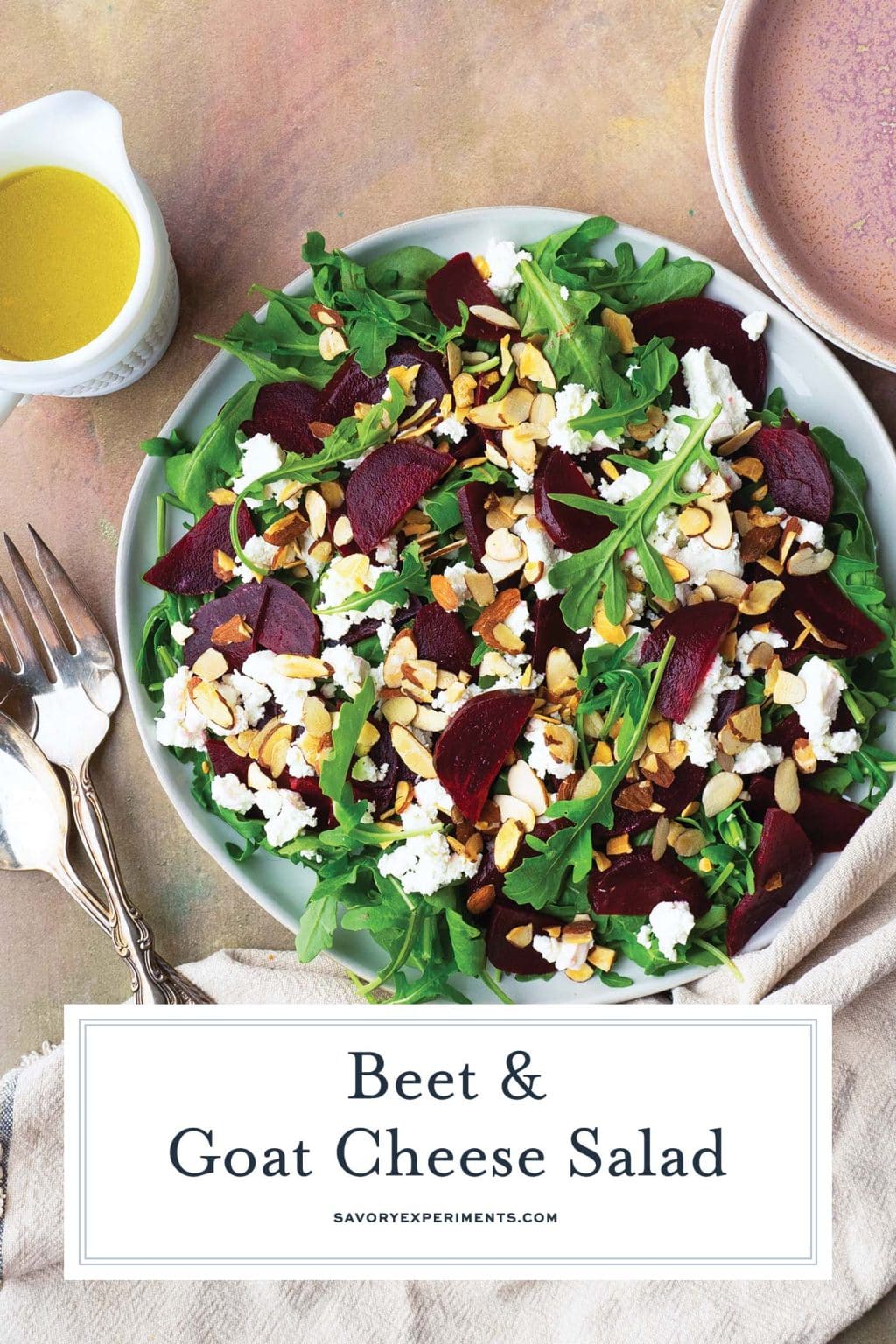 EASY Beet Goat Cheese Salad W Homemade Orange Vinaigrette   Beet Goat Cheese Salad PIN 2 1024x1536 