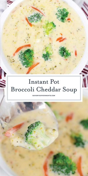 Copycat Panera Broccoli Cheddar Soup (Instant Pot in 30 Minutes!)