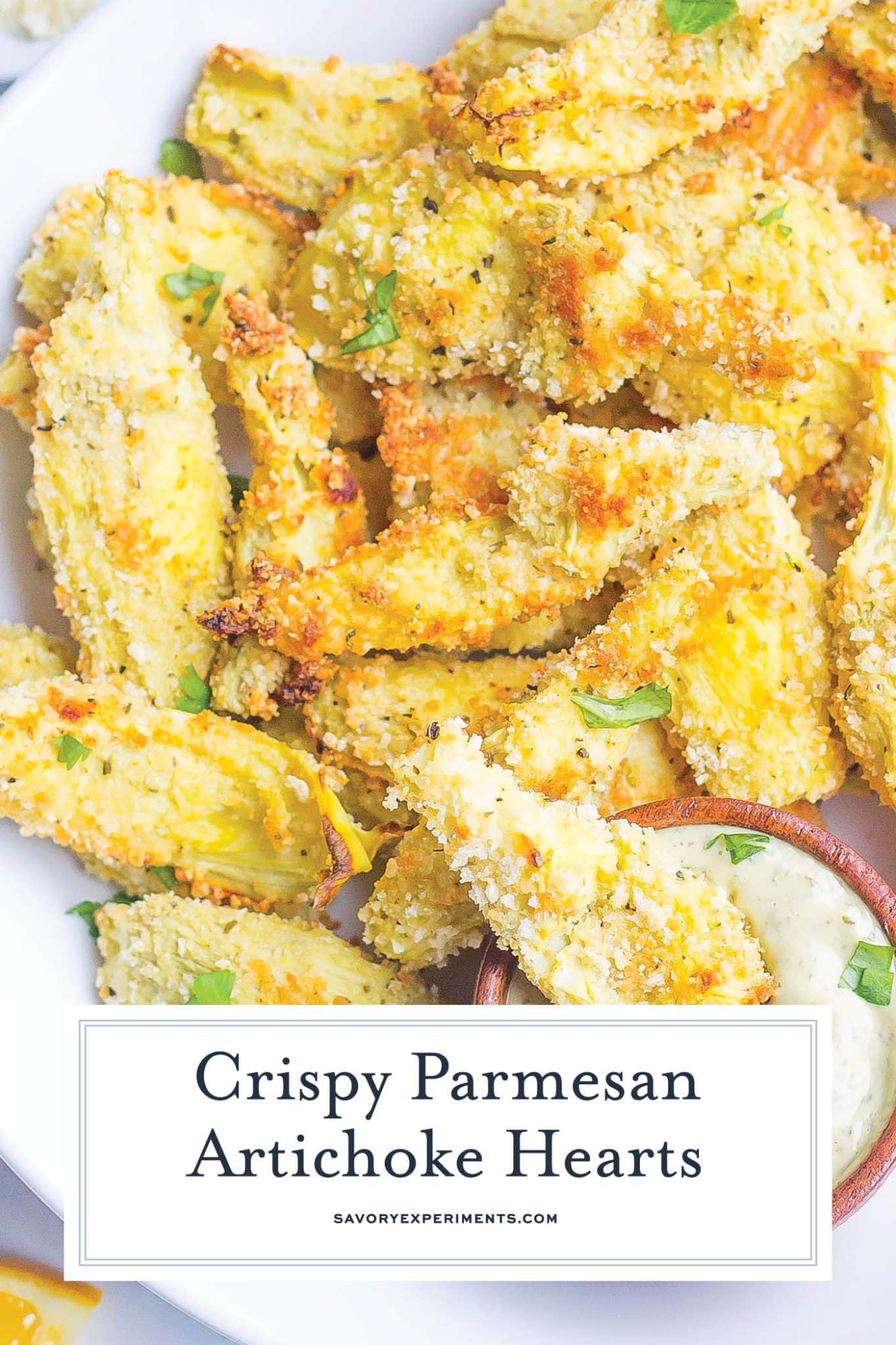 Baked Crispy Parmesan Artichoke Hearts W Garlic Aioli Dipping Sauce 0031