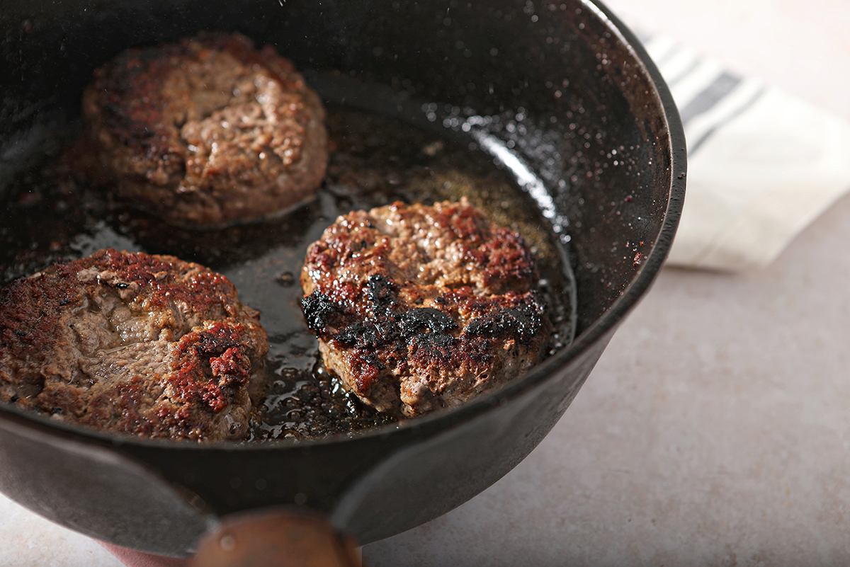 How to Make Burgers on the Stove - All She Cooks