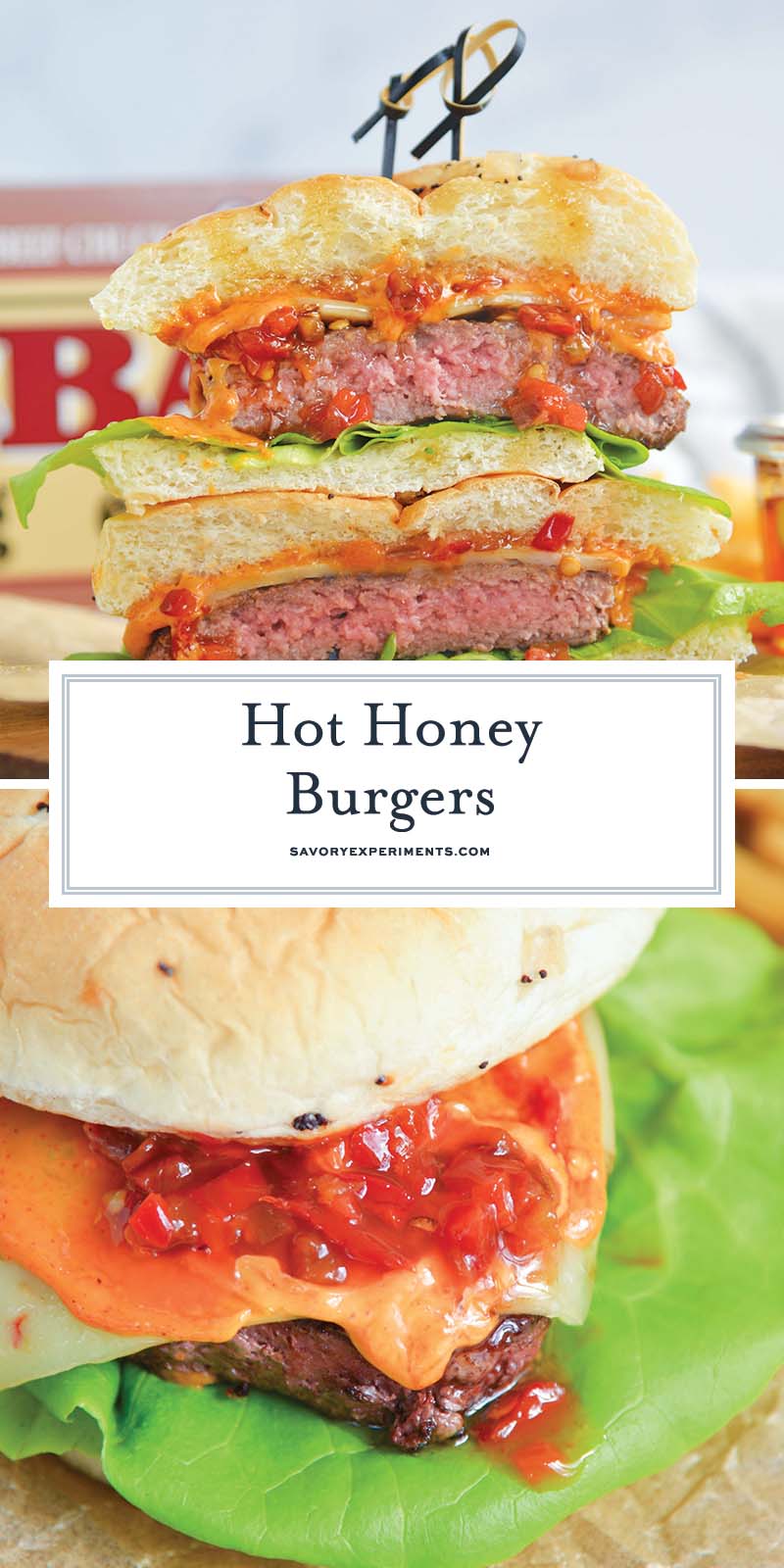 Hot Honey Burgers - Juicy Gourmet Burger Recipe