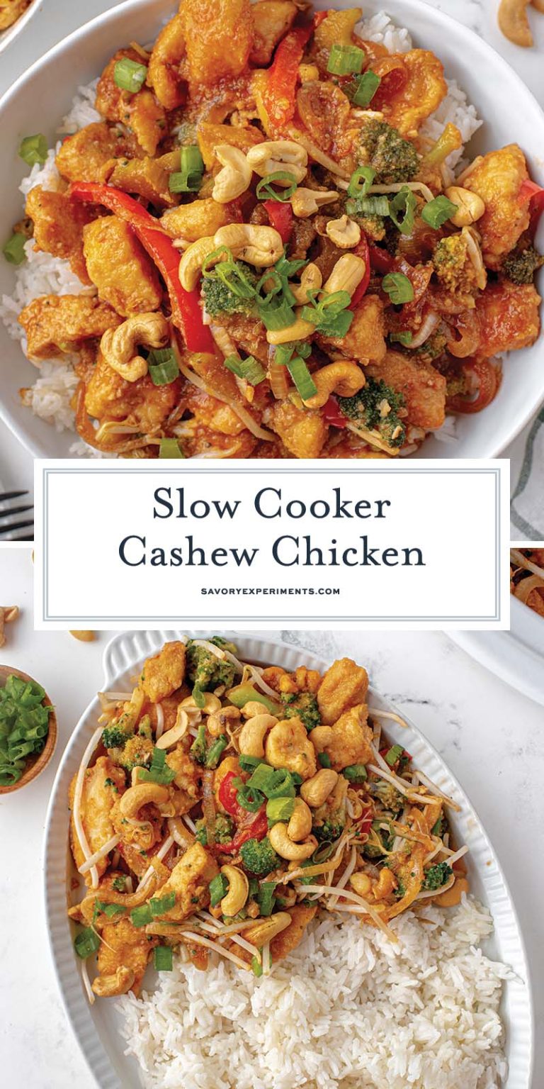 Slow Cooker Cashew Chicken - Crock Pot Chicken Recipe