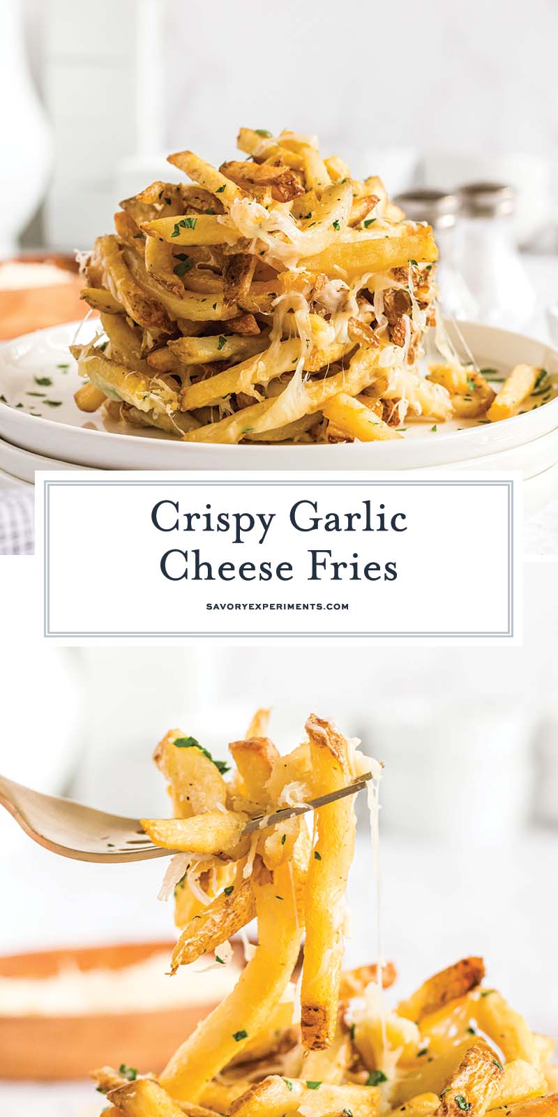 Best Garlic Cheese Fries Less Than 10 Ingredient Easy Side Dish 2634