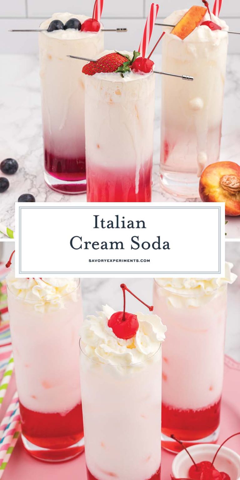 BEST Italian Cream Soda Recipe w/ Homemade Fruity Syrups!