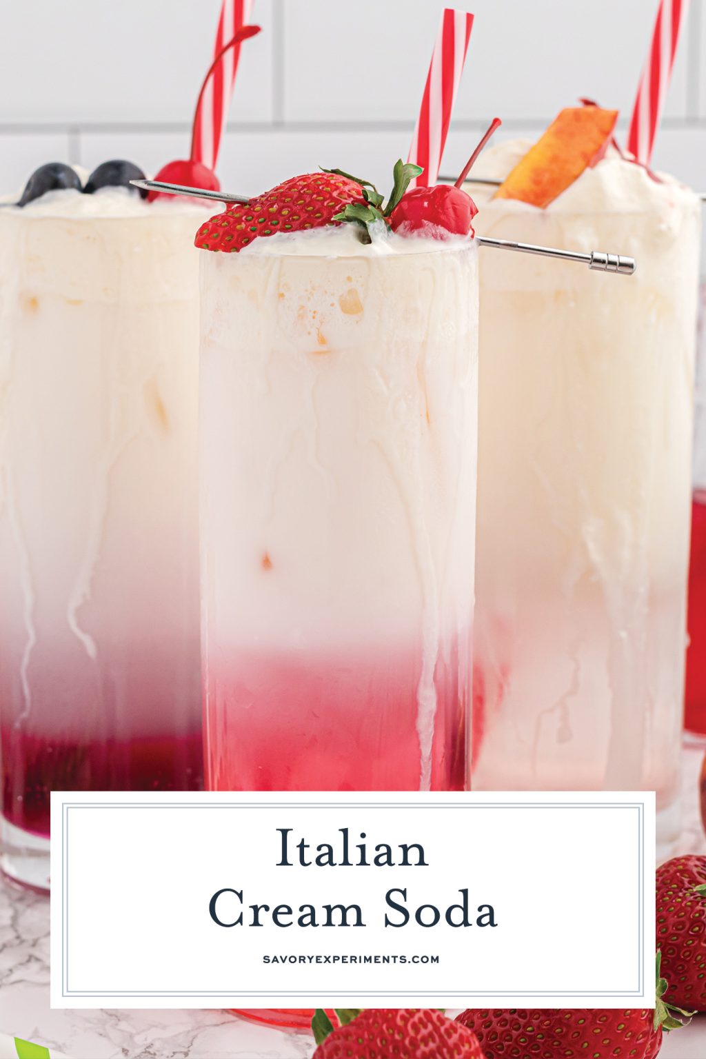 BEST Italian Cream Soda Recipe w/ Homemade Fruity Syrups!