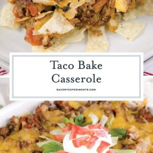 Easy Taco Bake Casserole Recipe: Make Ahead + Freezer Friendly
