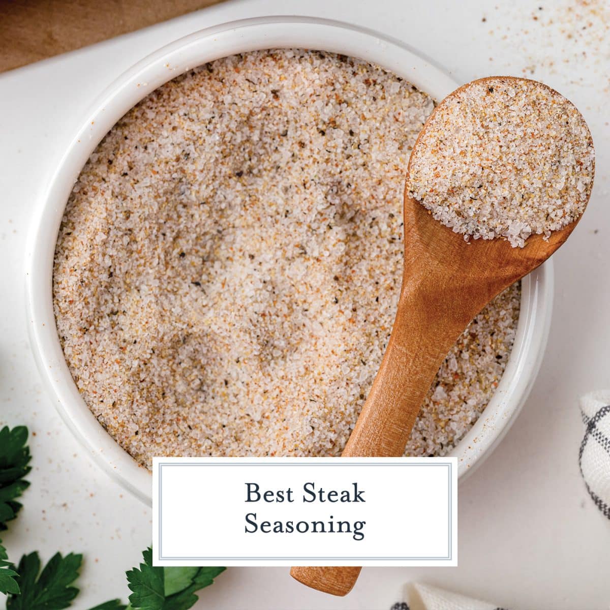 BEST Steak Seasoning Recipe (EASY Steakhouse Steak Rub!)