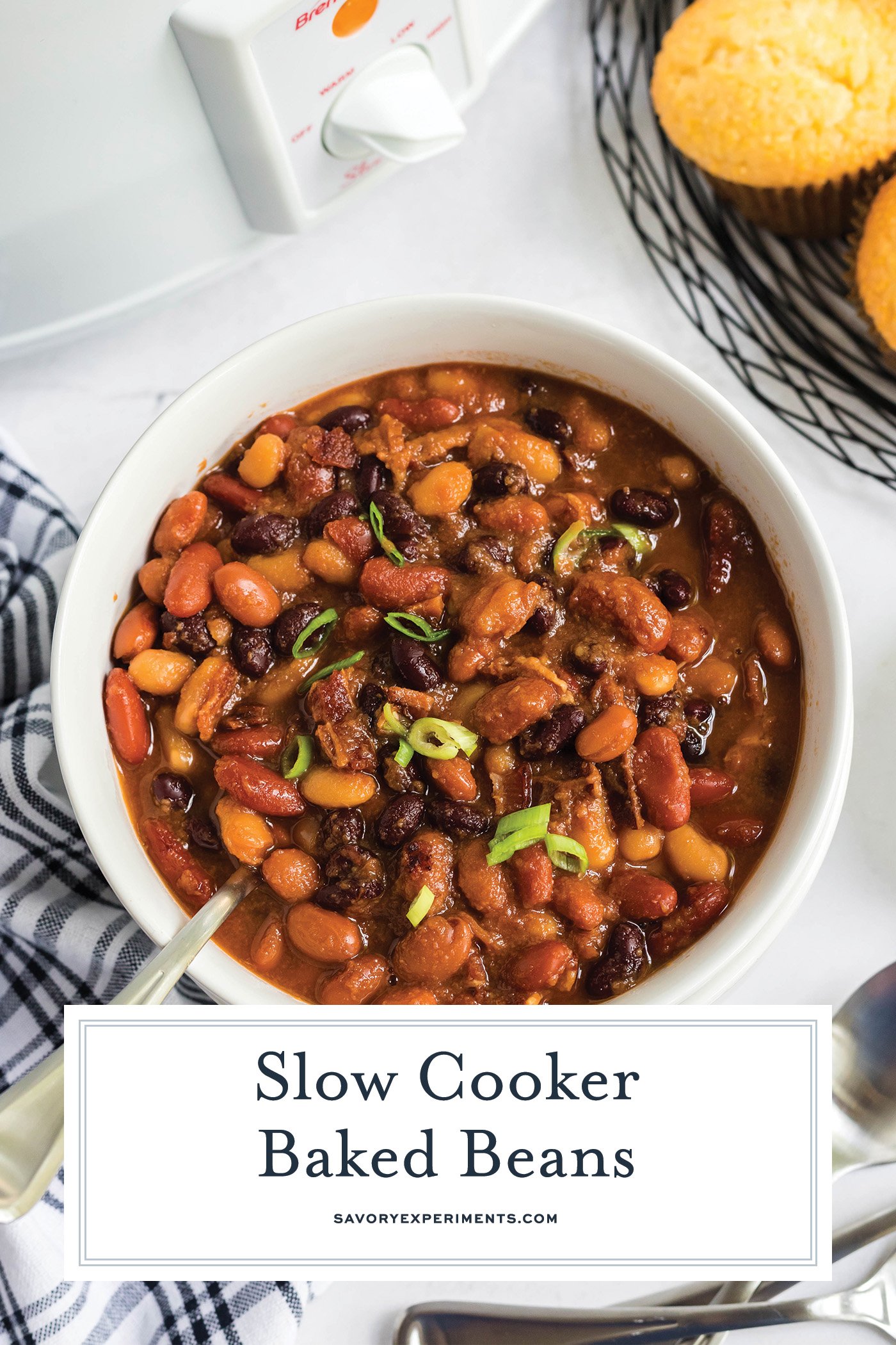 Slow Cooker Baked Beans - A Homemade Baked Beans Recipe