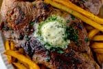 Buttery Easy Steak Frites - Pan Seared Steak W/ Crispy Fries