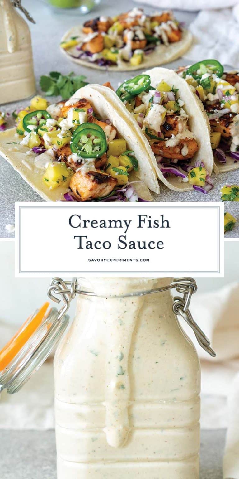 BEST Fish Taco Sauce Recipe (Creamy, Tangy & Only 5 Minutes!)
