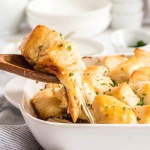 serving of french onion chicken casserole