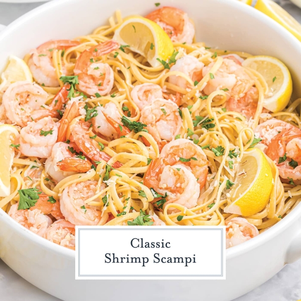 BEST Shrimp Scampi Recipe (EASY 7 Ingredient Italian Dish!)