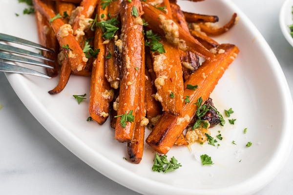 Charred Carrots with Honey Brie Sauce (Lonesome Dove Carrots)