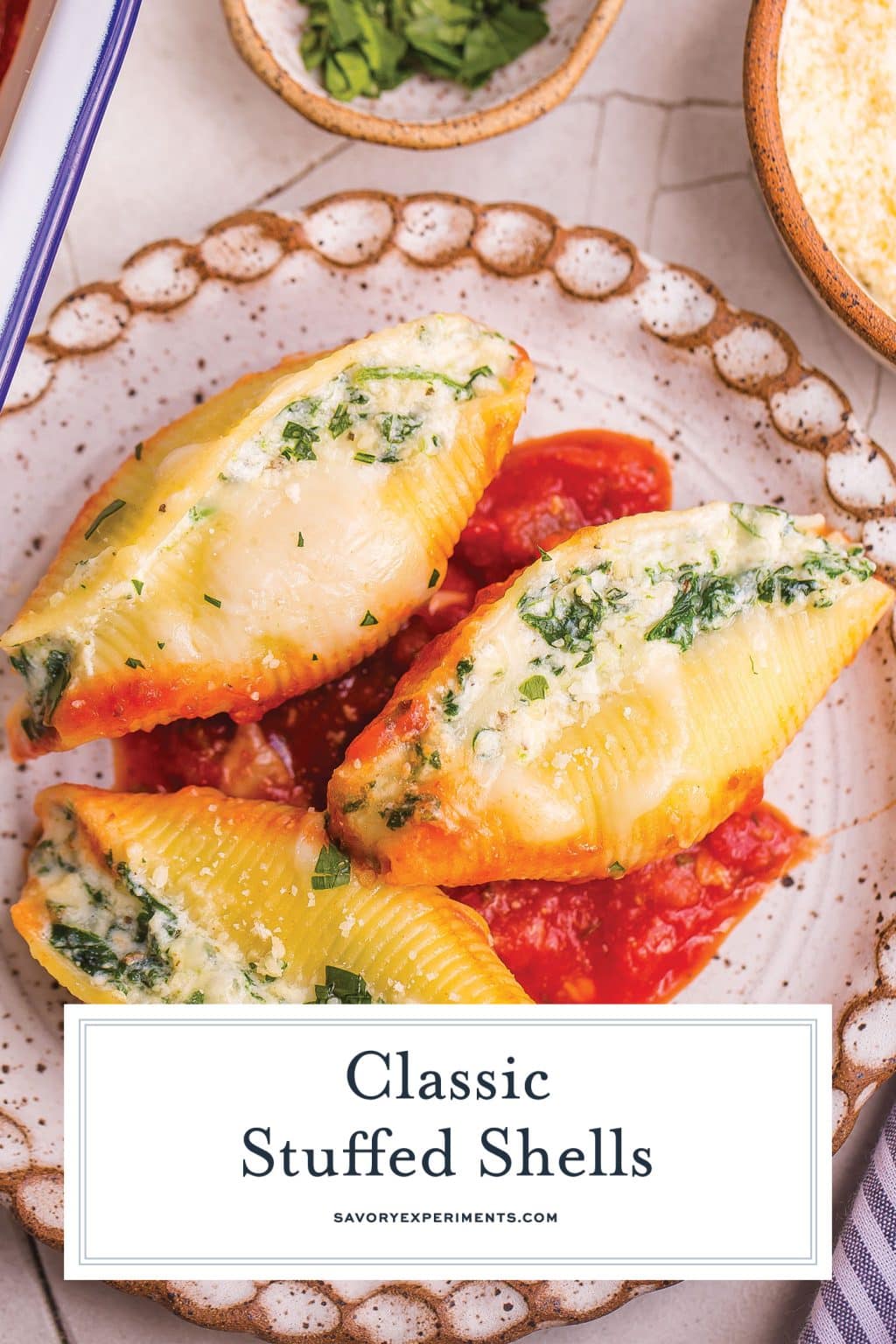 Ricotta Stuffed Shells Recipe - Savory Experiments