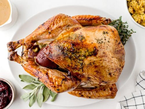 Roasted Turkey in Parchment with Gravy
