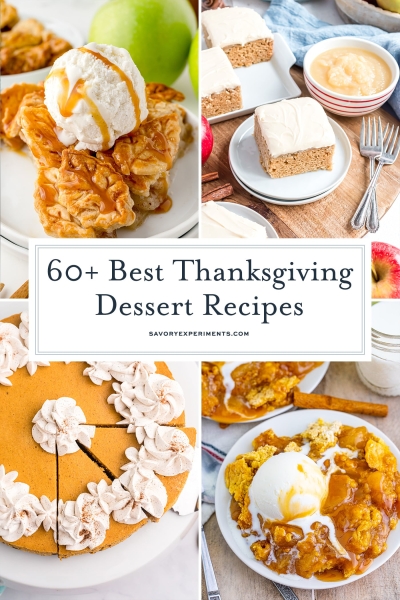 60+ Thanksgiving Desserts - BEST Thanksgiving Desserts