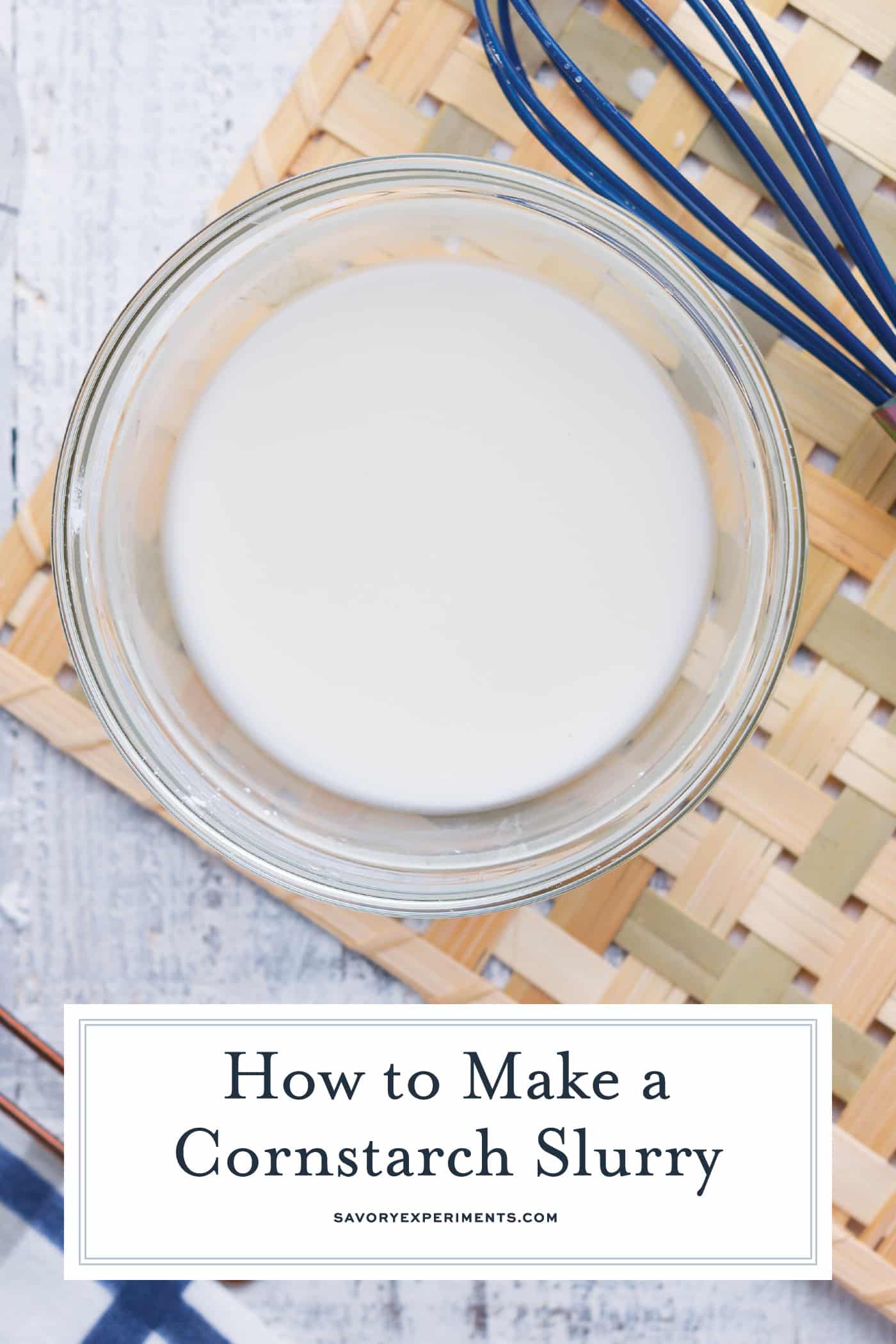 How to Make Slurry (Cornstarch & Flour)