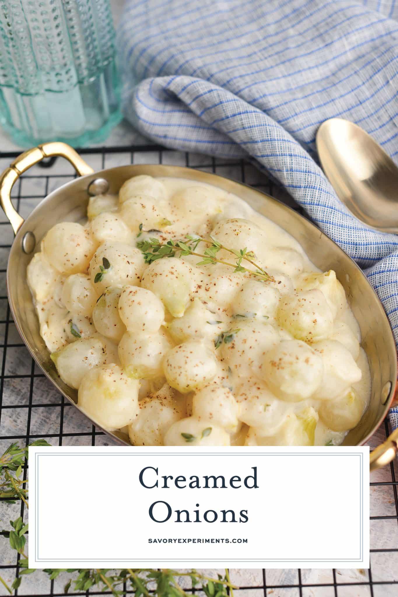 EASY Creamed Onions Recipe (w/ Simple Pantry Ingredients!)