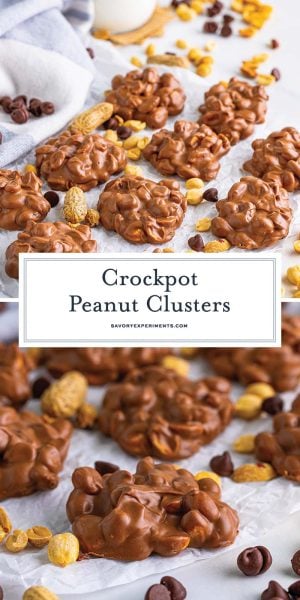 BEST Crockpot Peanut Clusters Recipe (Only 5 Ingredient Treat!)