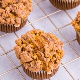 BEST Pumpkin Muffins W Streusel Topping Recipe Great For Fall   Pumpkin Muffins 11 270x270 