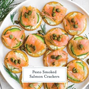 Smoked Salmon Crackers: No-Cook Smoked Salmon Appetizer