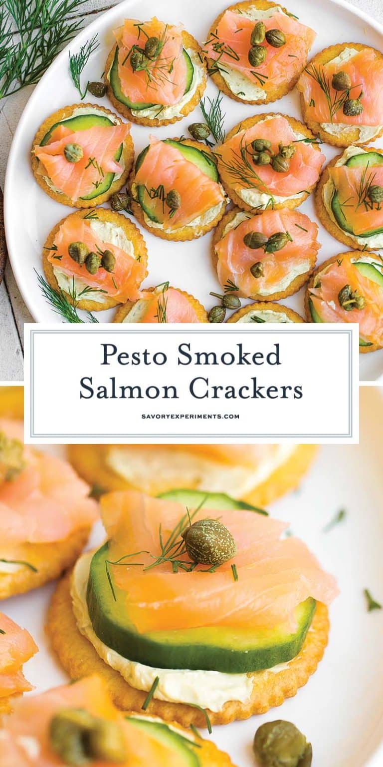 Smoked Salmon Crackers: No-Cook Smoked Salmon Appetizer