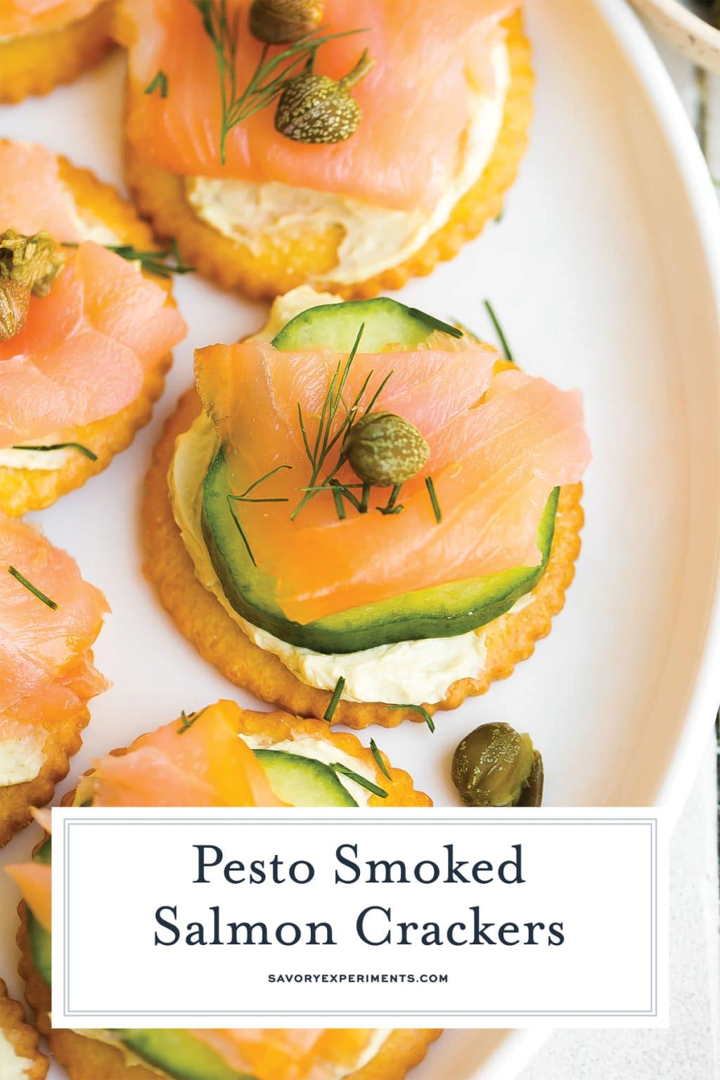 Smoked Salmon Crackers: No-cook Smoked Salmon Appetizer