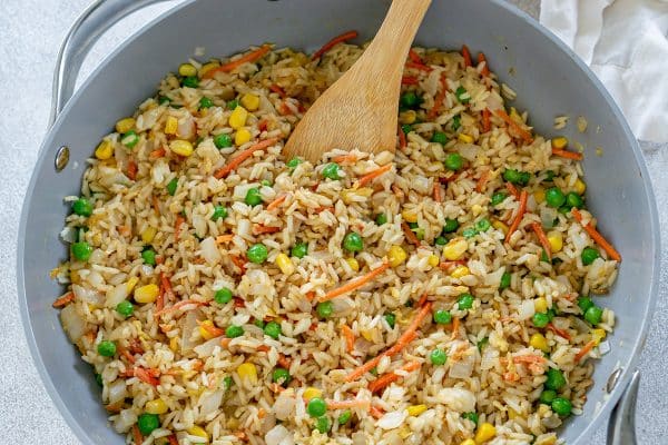 Vegetable Fried Rice Recipe - Savory Experiments