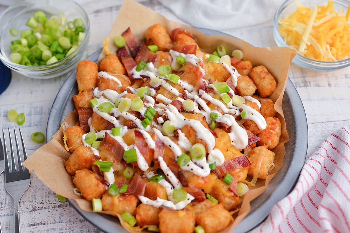 Homemade Tater Tots with Bacon - Ahead of Thyme