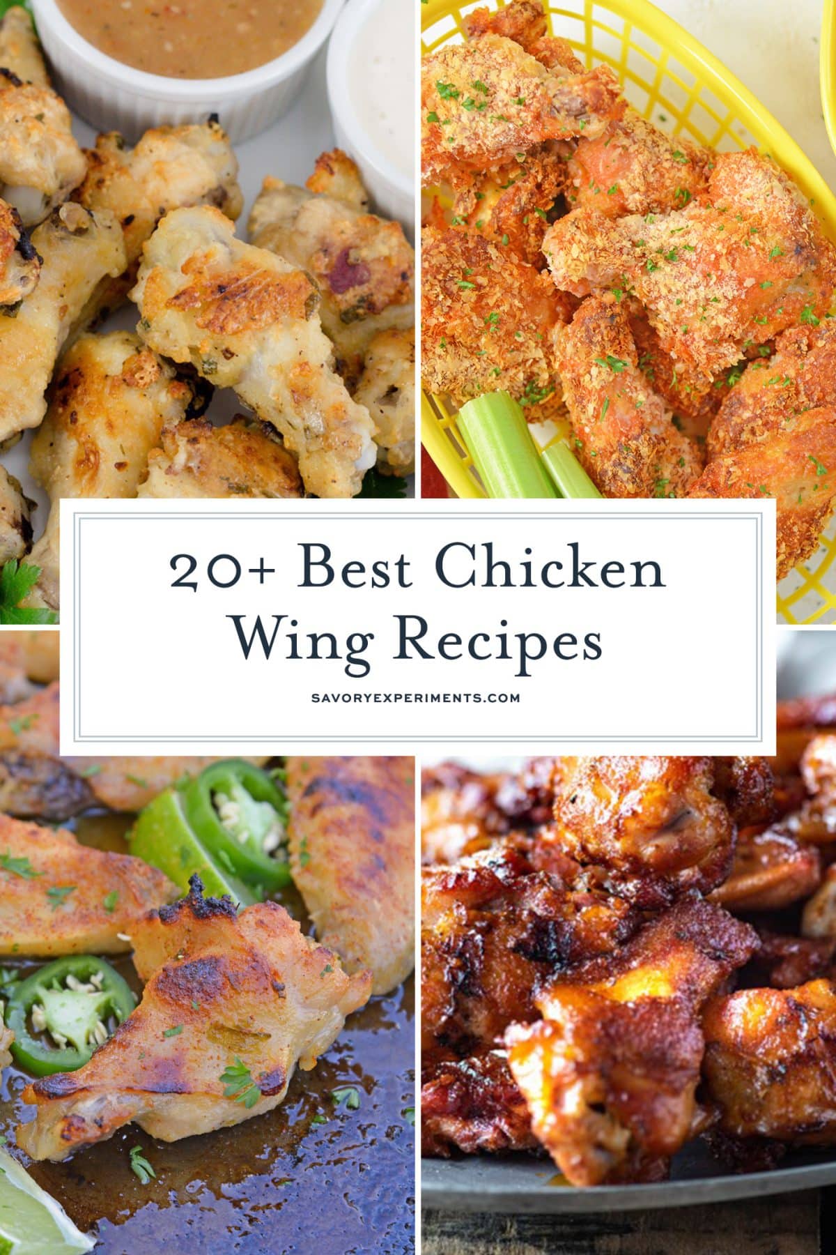 20+ Chicken Wings Recipes (Best Homemade Chicken Wings!)