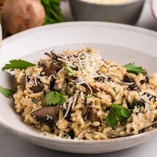 Beginners Creamy One-Pan Mushroom and Parmesan Risotto with Fresh Herbs –  PipSqueaking
