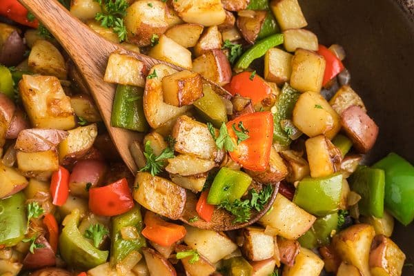 BEST Potatoes O'Brien Recipe (Crispy Irish Breakfast Potatoes!)