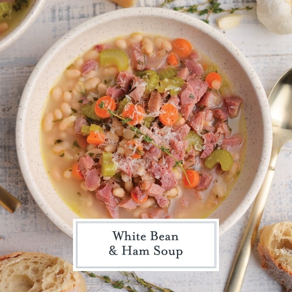 Quick White Bean & Ham Soup (Ready in 30 Minutes)