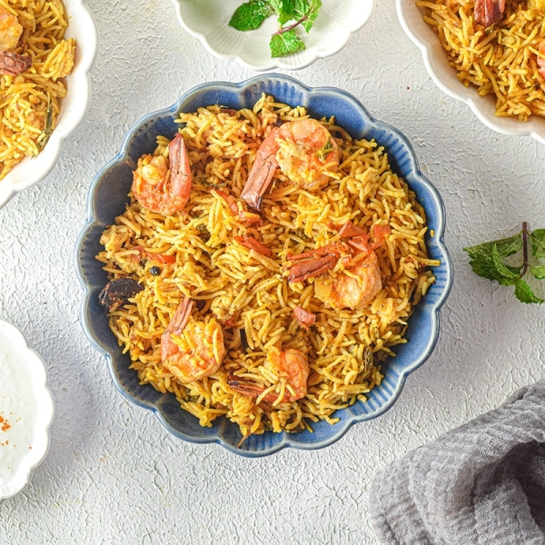 Instant Pot Shrimp Biryani Recipe (Ready in 30 Minutes!)