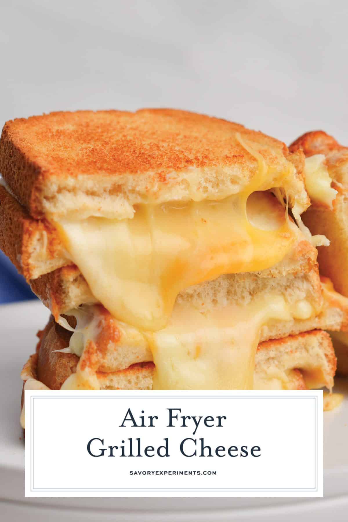 BEST Air Fryer Grilled Cheese Recipe (3 Ingredients, 10 Minutes!)