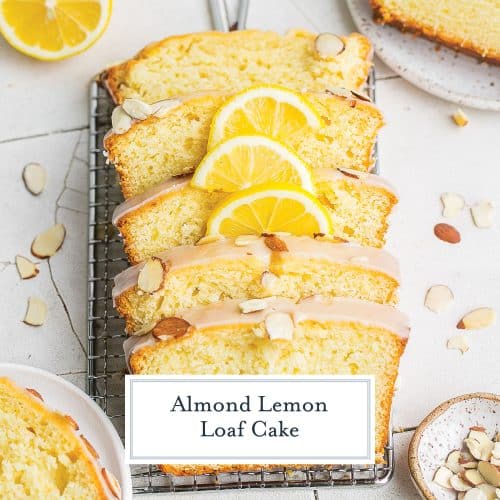 EASY Almond Lemon Cake Recipe (Iced Lemon Loaf Cake!)