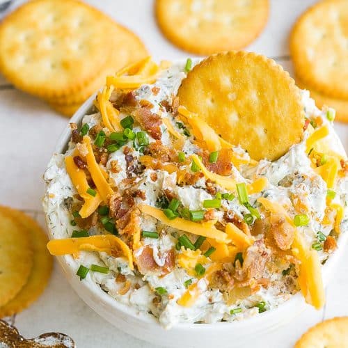 Crack Pretzel Dip (5-minute recipe!) Good w/crackers & veggies!