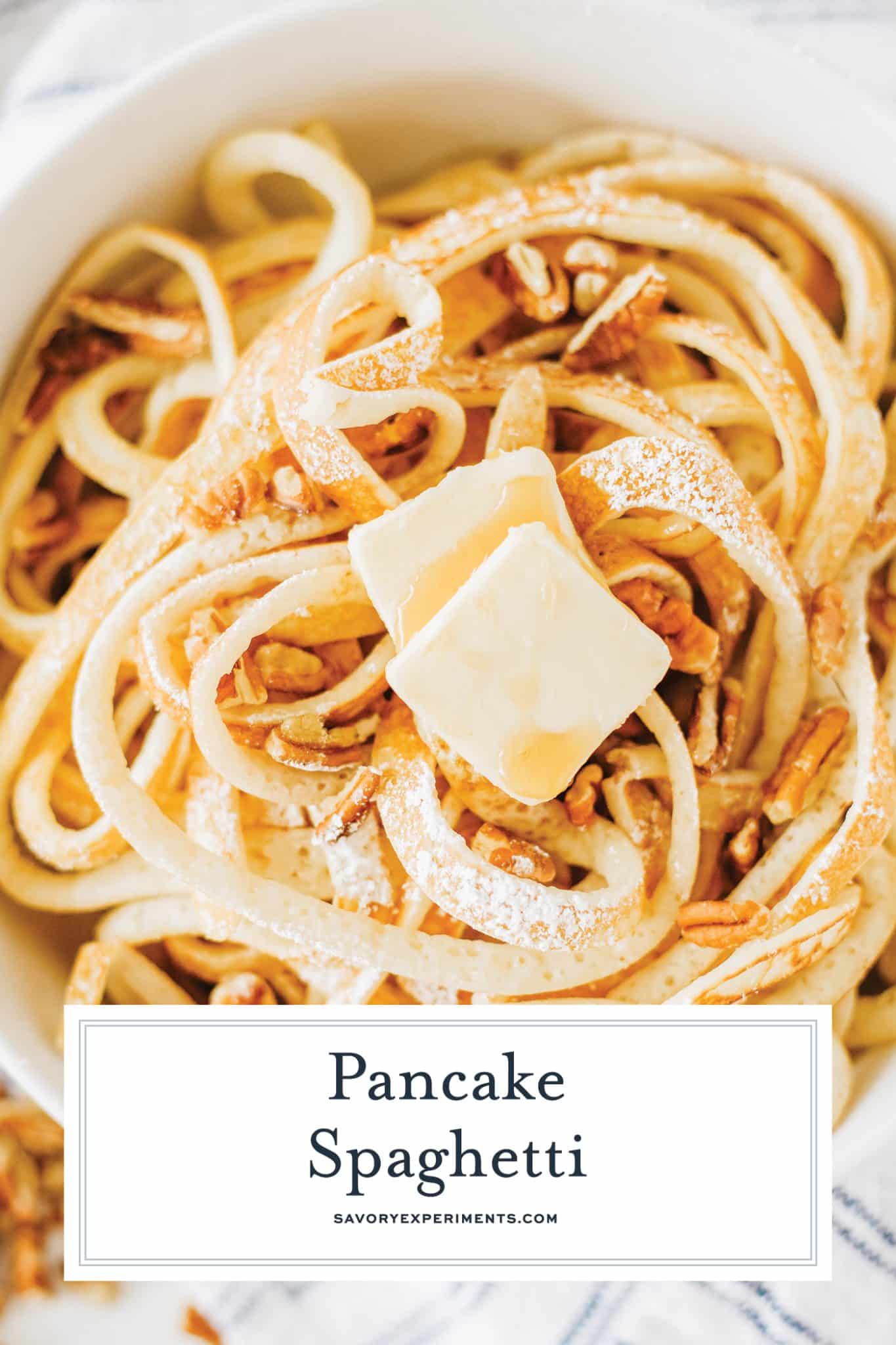 Pancake Spaghetti Recipe Savory Experiments