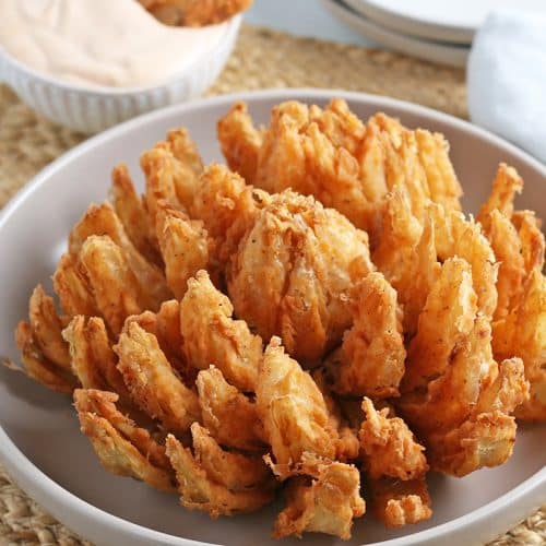I was really inspired to make more baby blooming onions from my last o