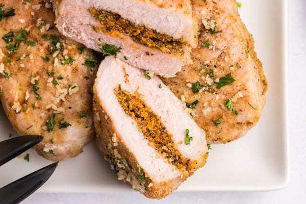 EASY Grilled Stuffed Pork Chops (Flavor Packed Grilled Pork!)