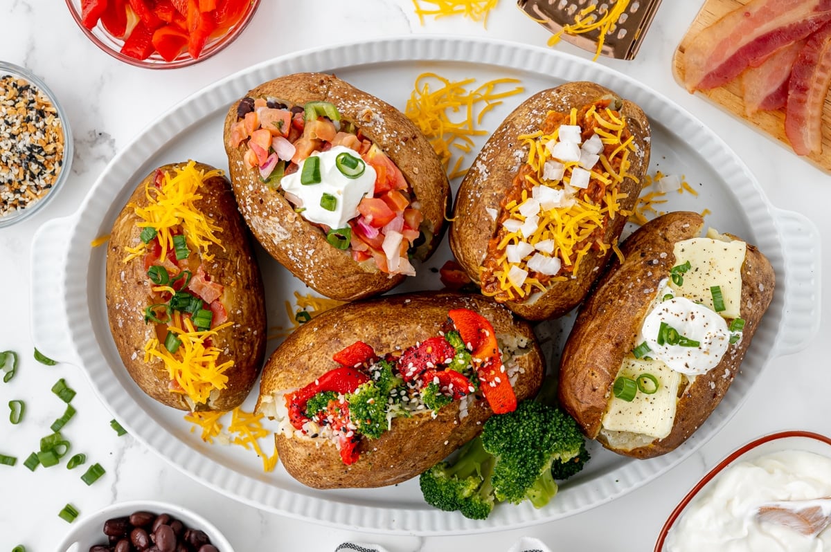 Instant Pot Baked Potatoes - Simply Happy Foodie