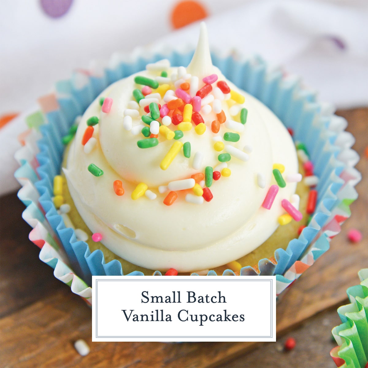 Funfetti Cupcakes for Two - Completely Delicious