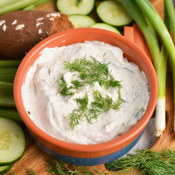 BEST Dill Dip Recipe (Creamy Veggie Dip Made with Fresh Dill!)